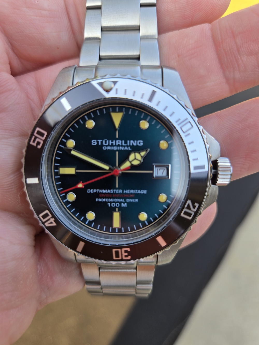 Stuhrling Original Depthmaster Heritage Swiss